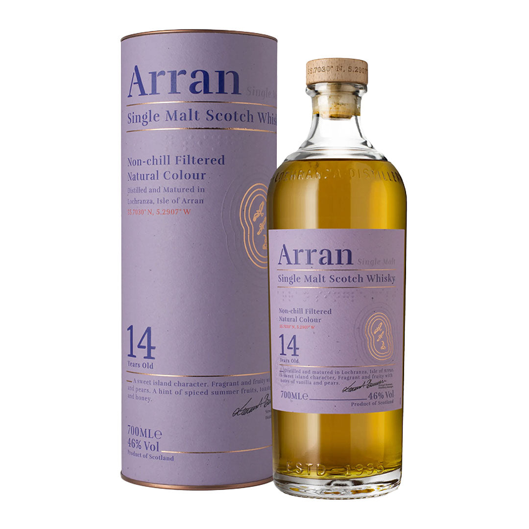 Arran 14 Year Old Single Malt Whisky 70cl
