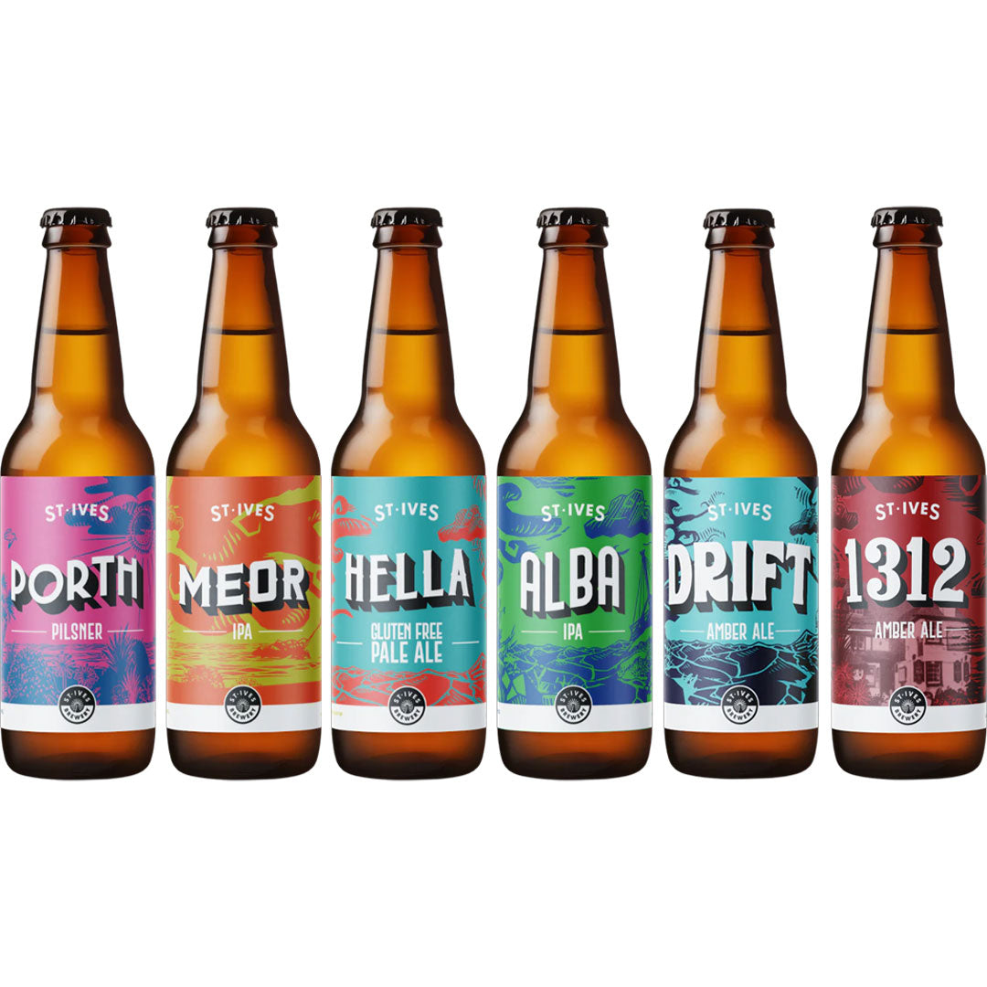 St Ive's Brewery 12 Bottle Mixed Beer Case