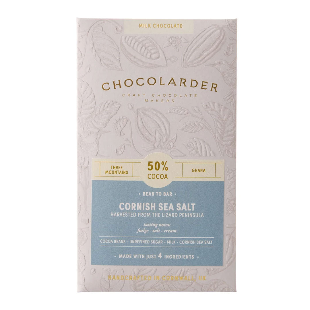 Chocolarder Cornish Sea Salt Chocolate 70g