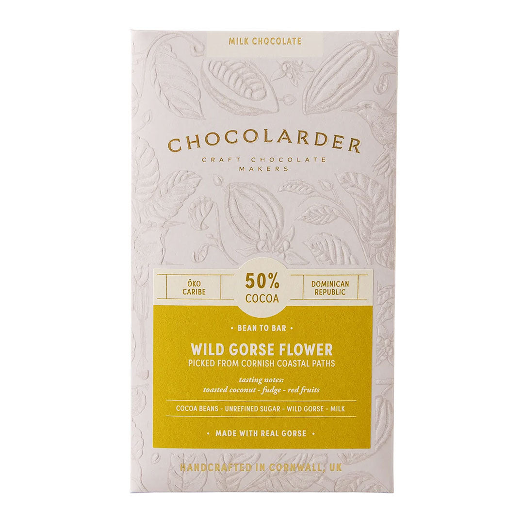 Chocolarder Wild Gorse Flower milk Chocolate 70g