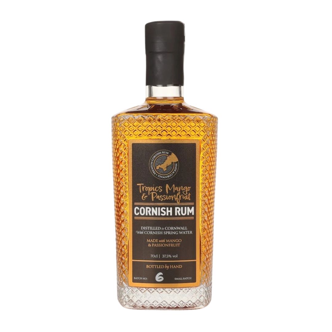 Cornish Rock Tropics Mango & Passion Fruit Rum 70cl