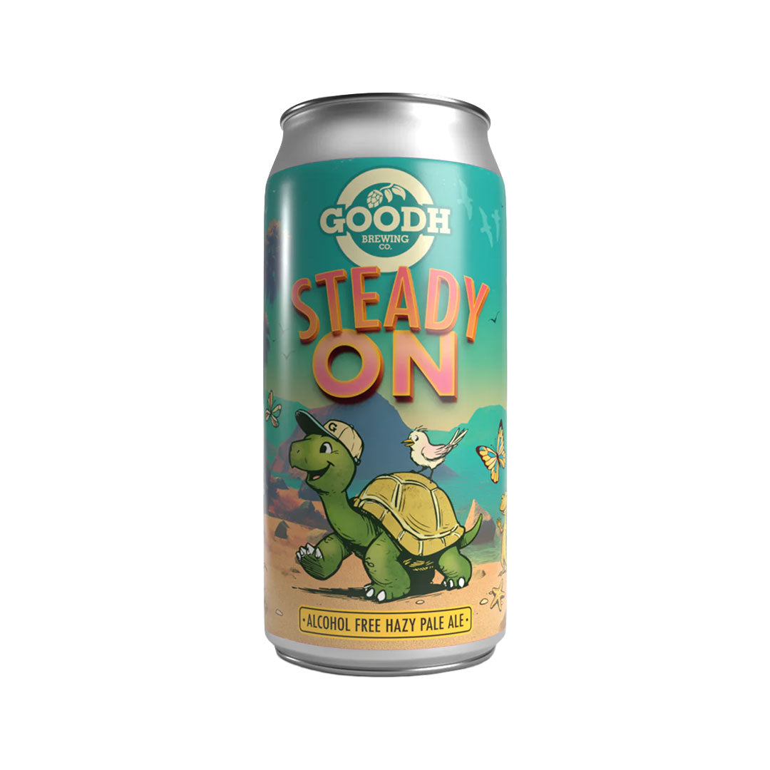 Goodh Brewing Co. Steady On Alcohol Free Hazy Pale Ale 440ml