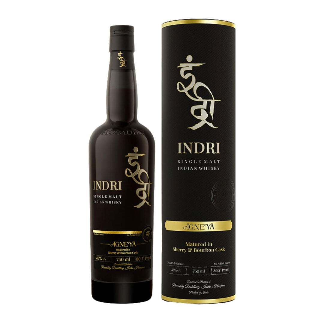 Indri Agneya Indian Single Malt Whisky 70cl