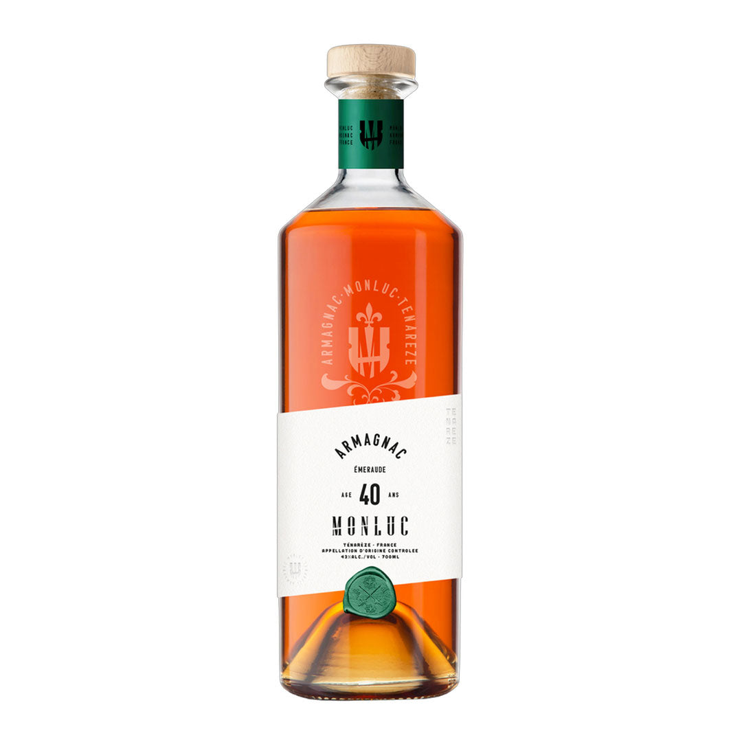 Monluc Armagnac Emerald Anniversary 40 Year Old Armagnac 70cl