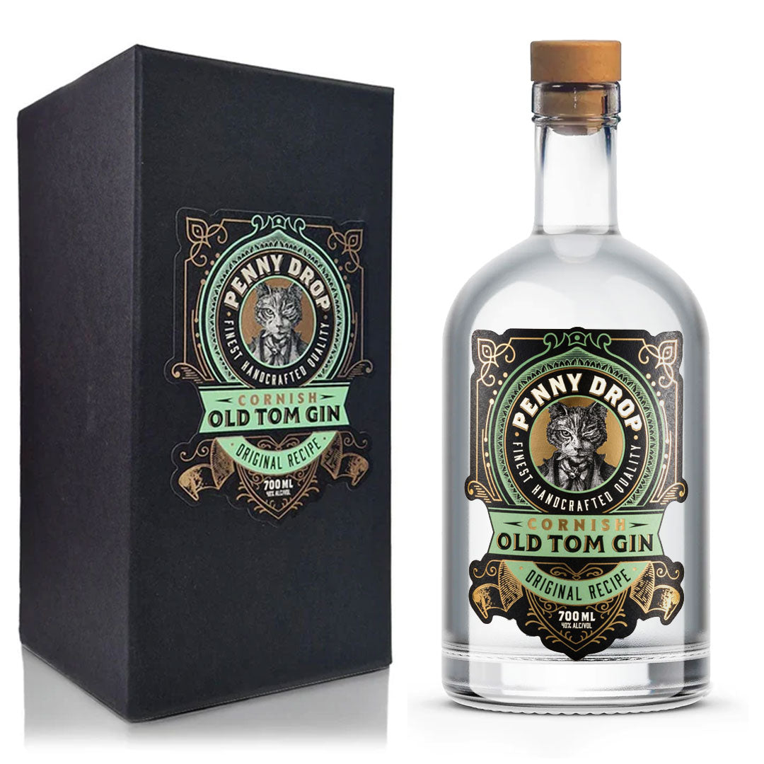 Penny Drop Cornish Old Tom Gin With Gift Box 70cl