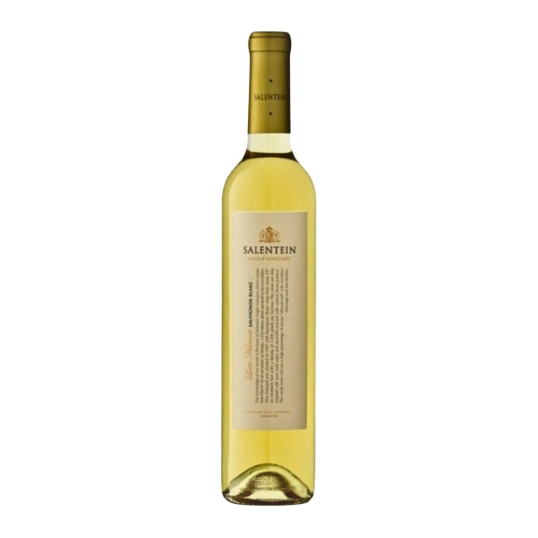 Wine bottle with 'Salentein' label on a white background