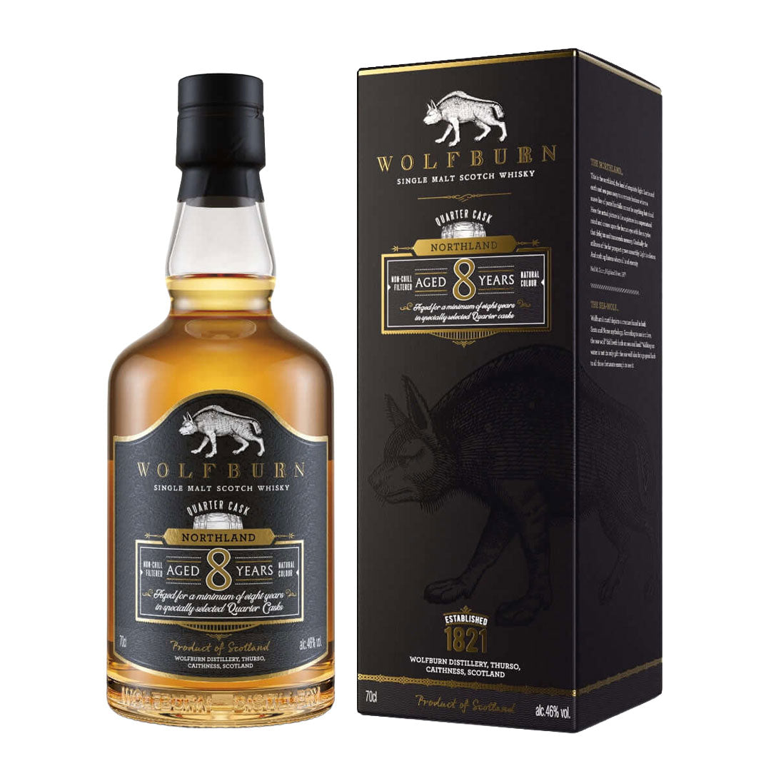 Wolfburn Northland 8 Year Old Single Malt Whisky 70cl