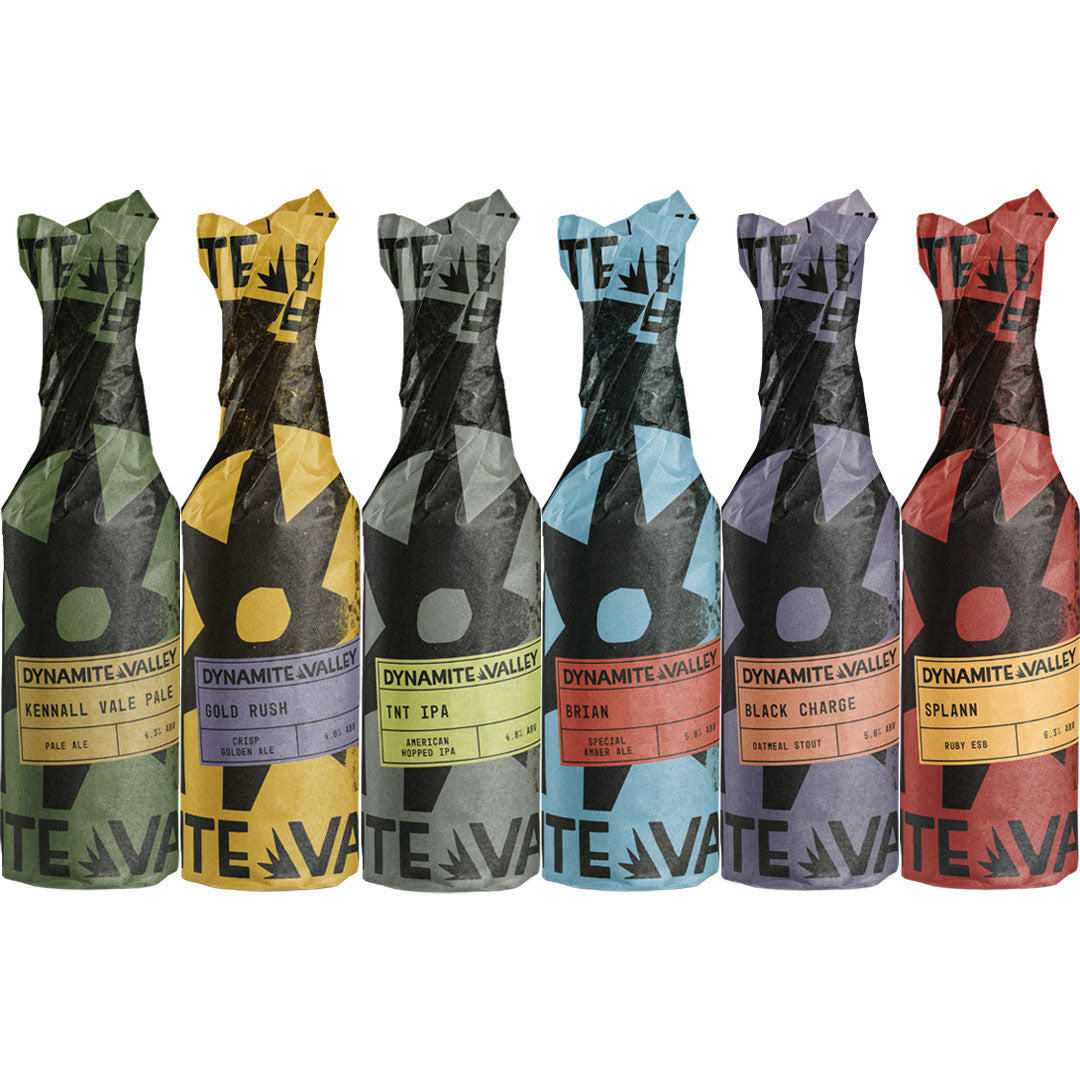 Dynamite Valley Brewery 12 Bottle Mixed Beer Case