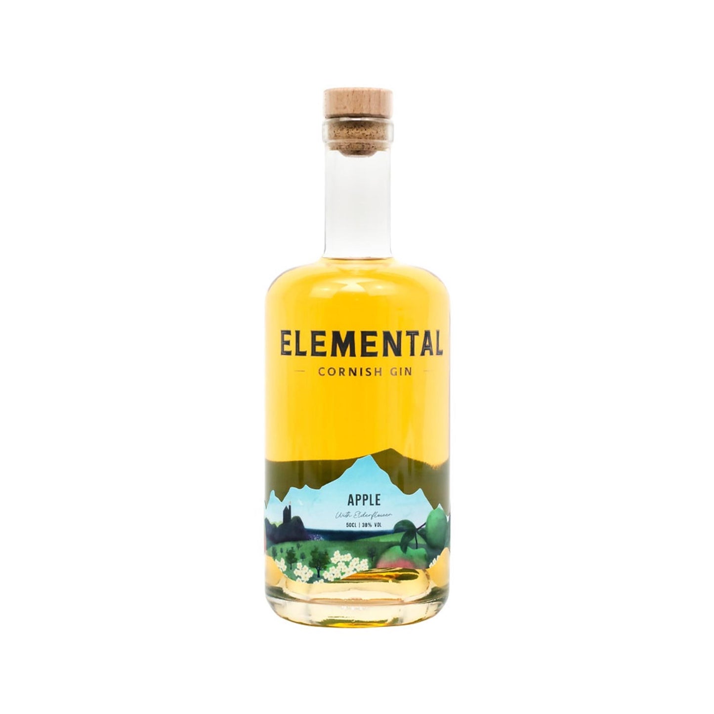 Elemental Apple With Elderflower Cornish Gin 50cl