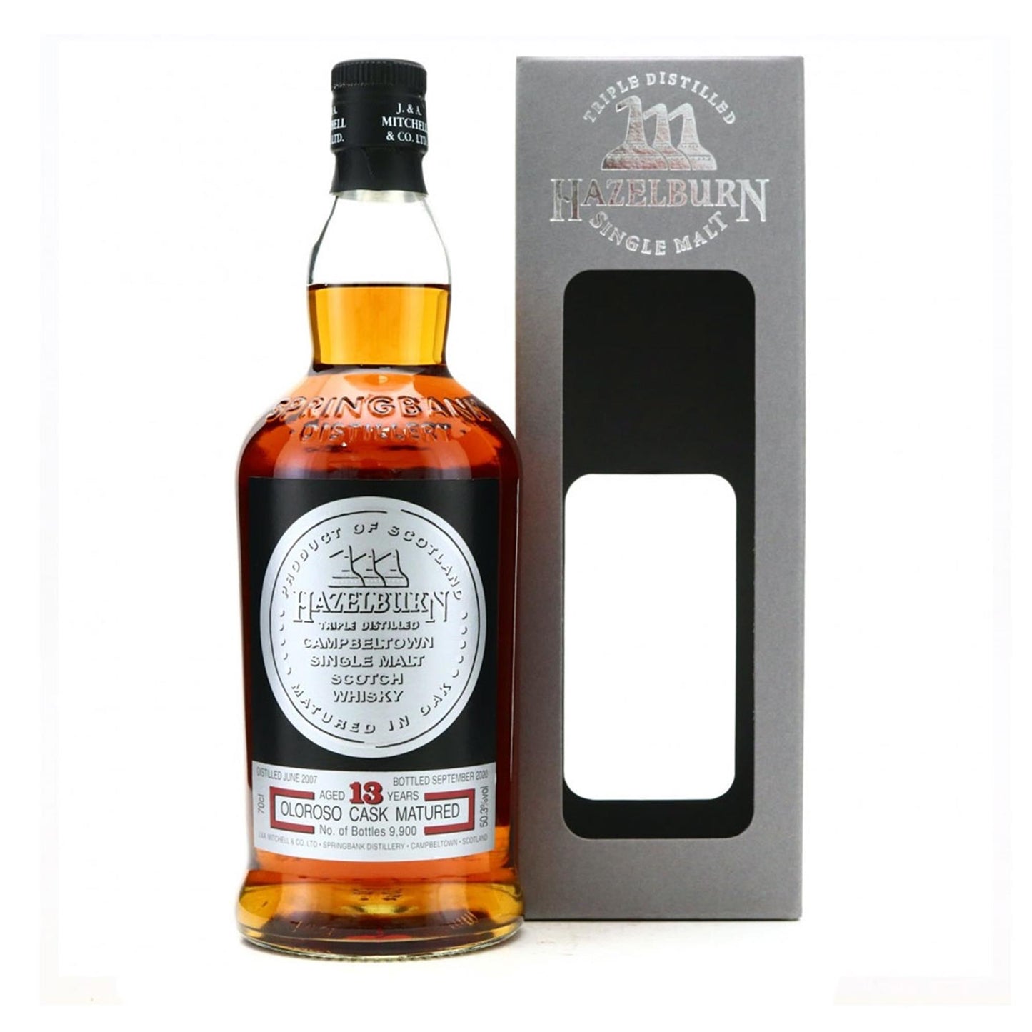 Hazelburn 13 Year Old Oloroso Cask Matured 50.3% 2020 Release 70cl
