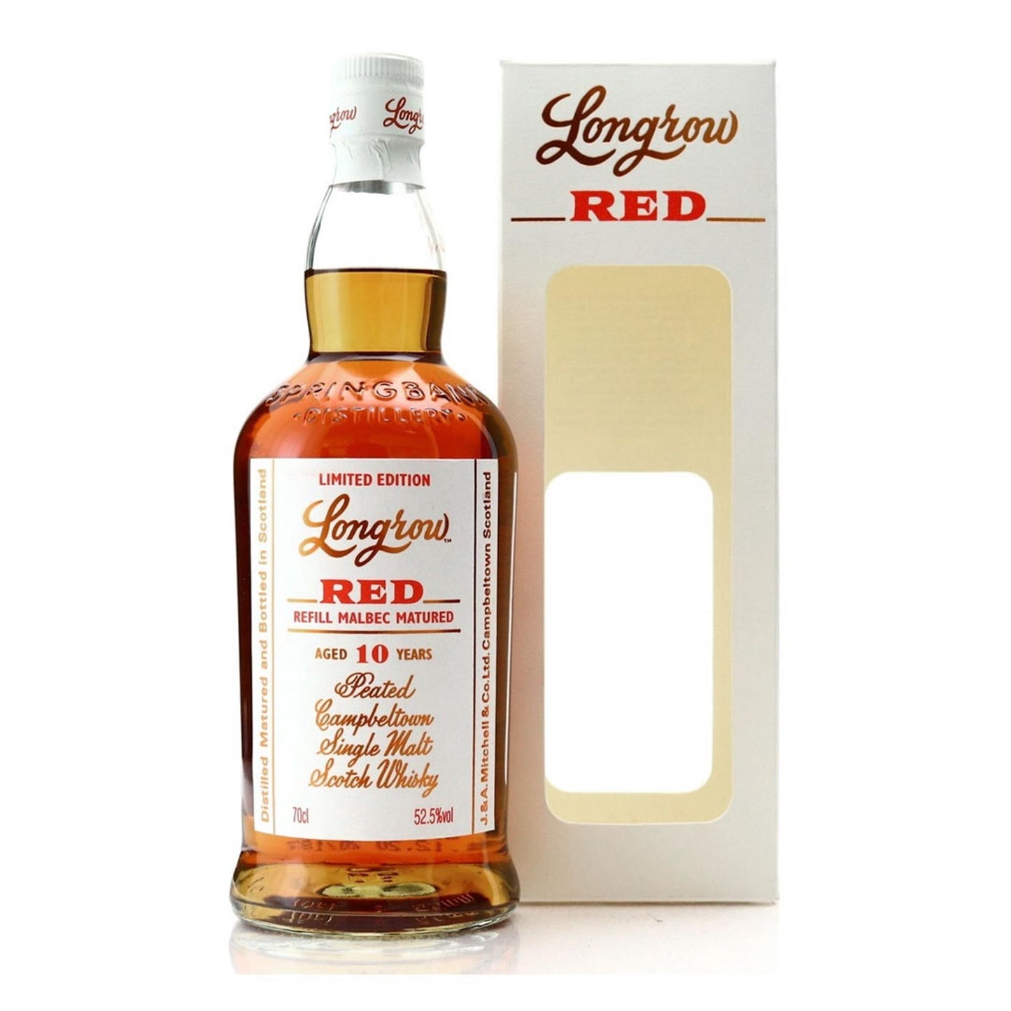 Longrow Red 10 Year Old Refill Malbec Cask Matured 52.5% 70cl