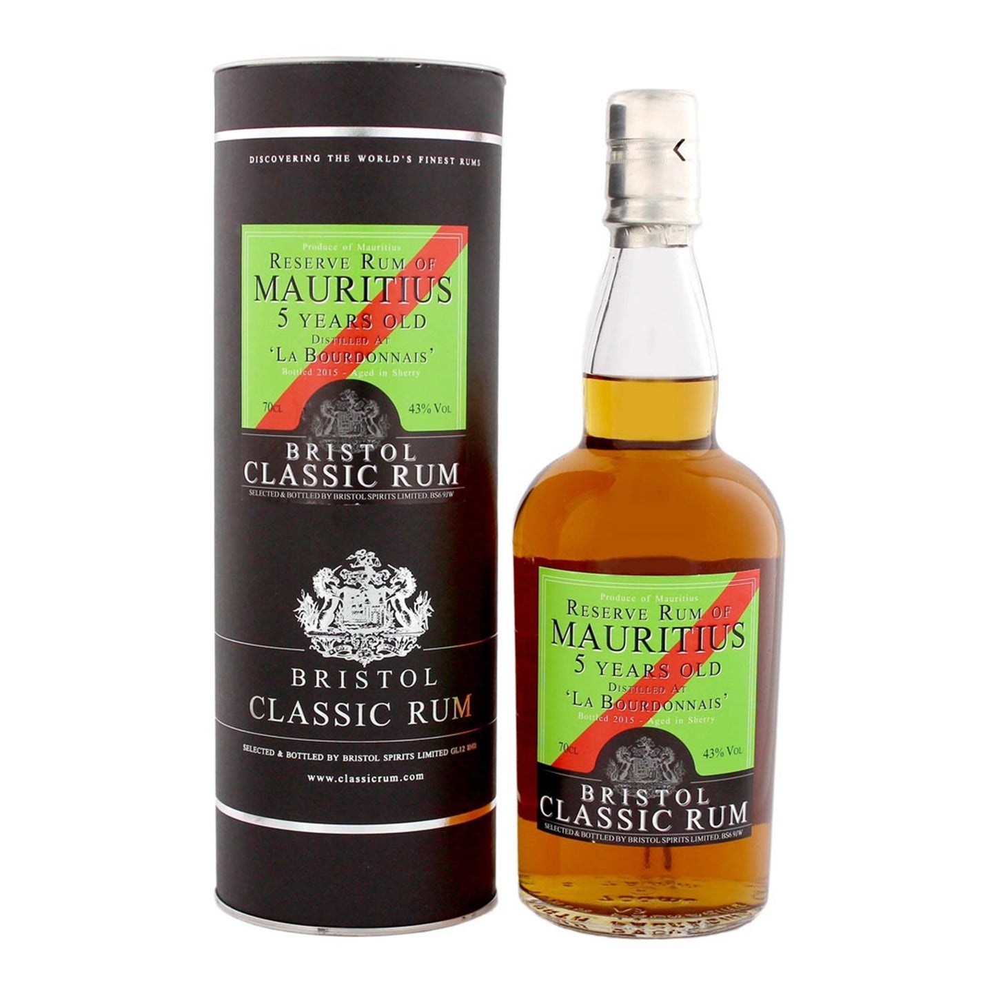 Bristol Classic Mauritius 5 Year Old Sherry Finish Rum 70cl