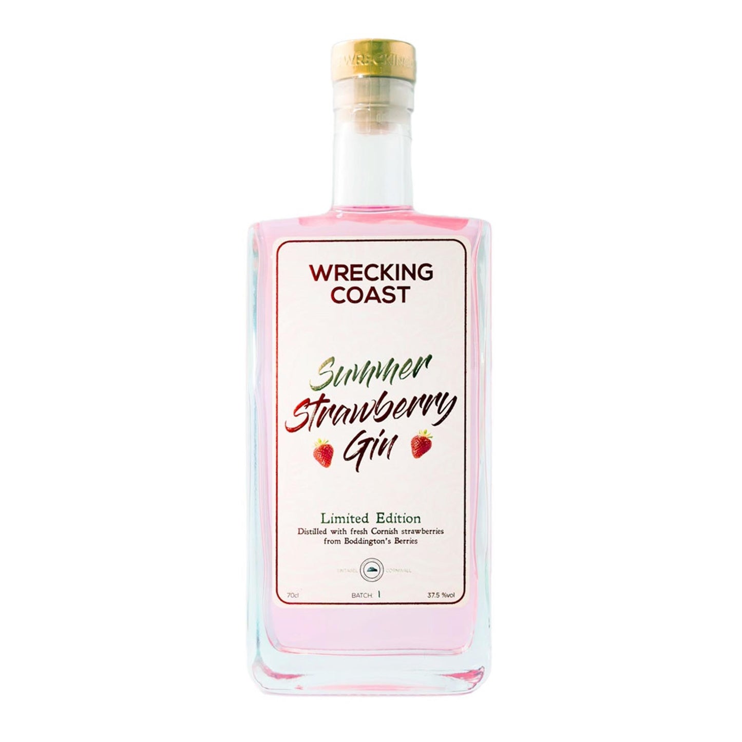 The Wrecking Coast Summer Strawberry Gin 70cl