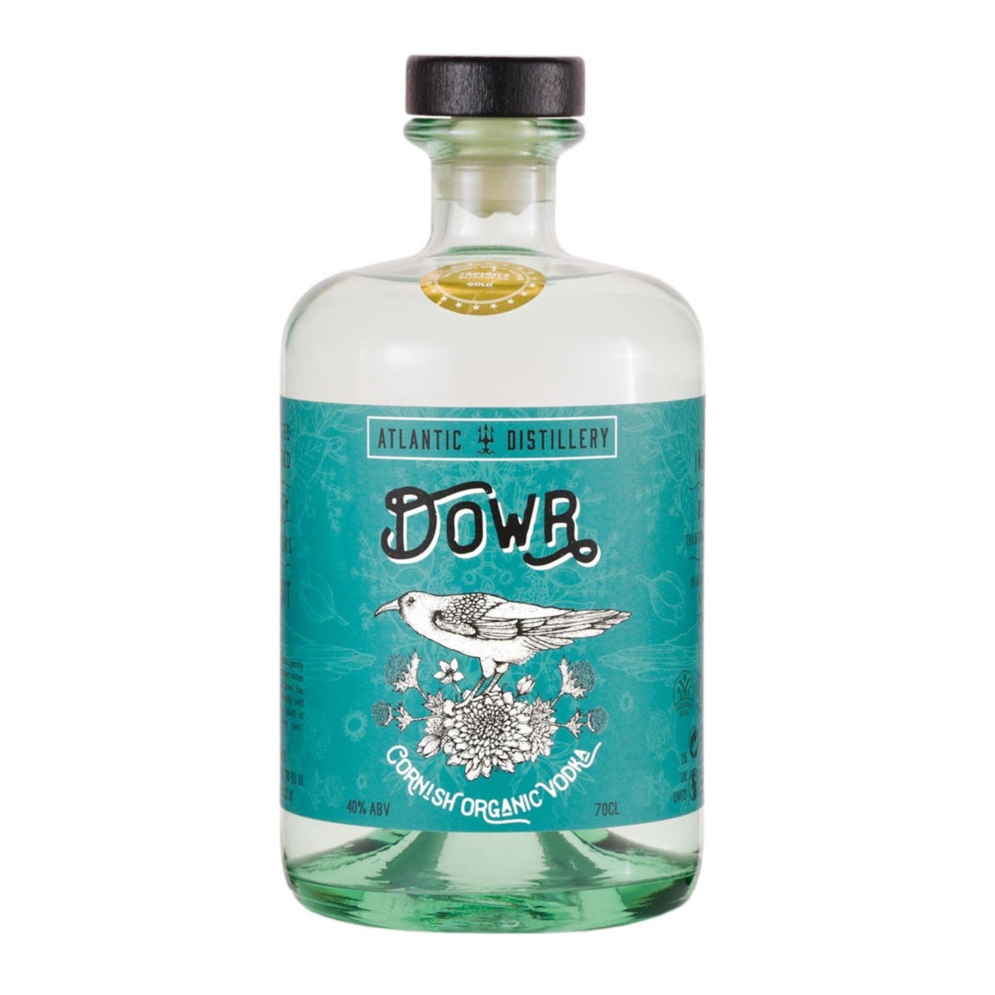 Atlantic Distillery Dowr Organic Cornish Vodka 70cl
