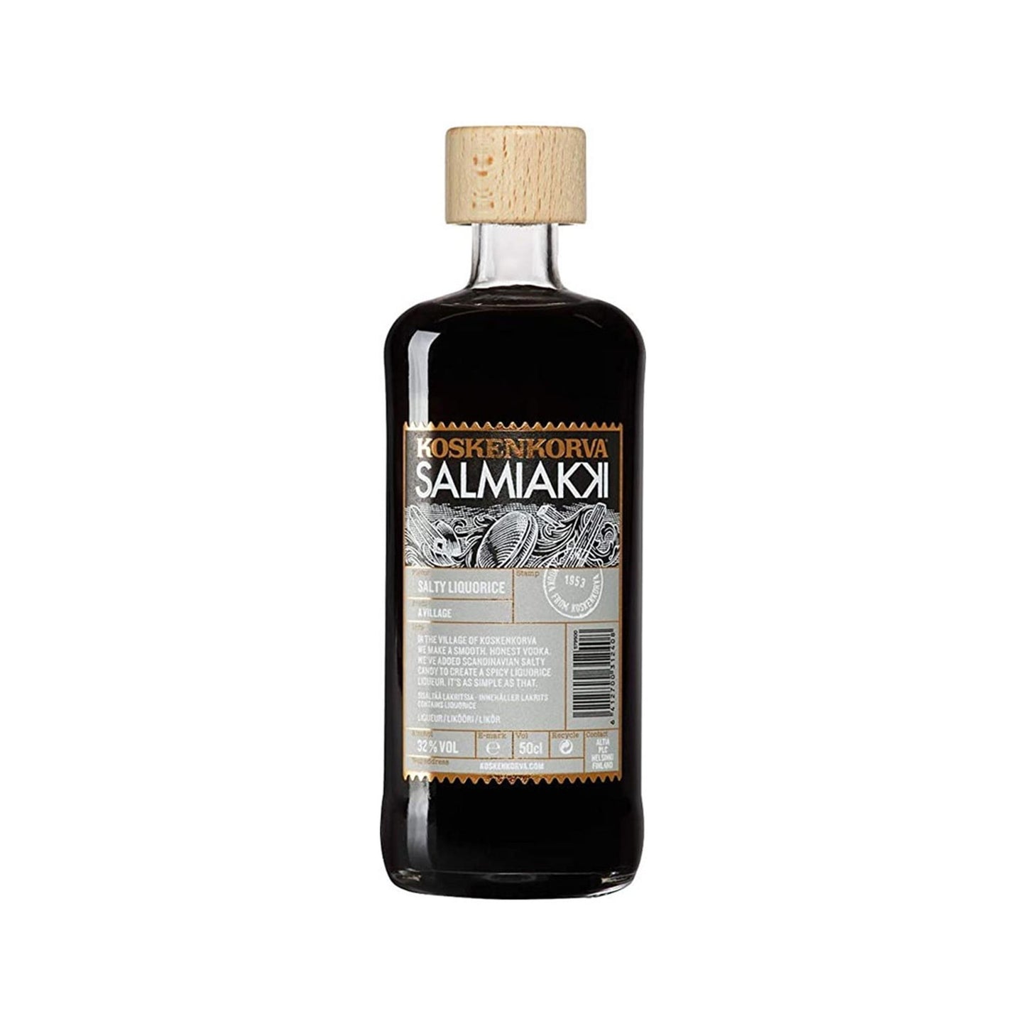 Koskenkorva Salmiakki Salty Liquorice Liqueur 50cl