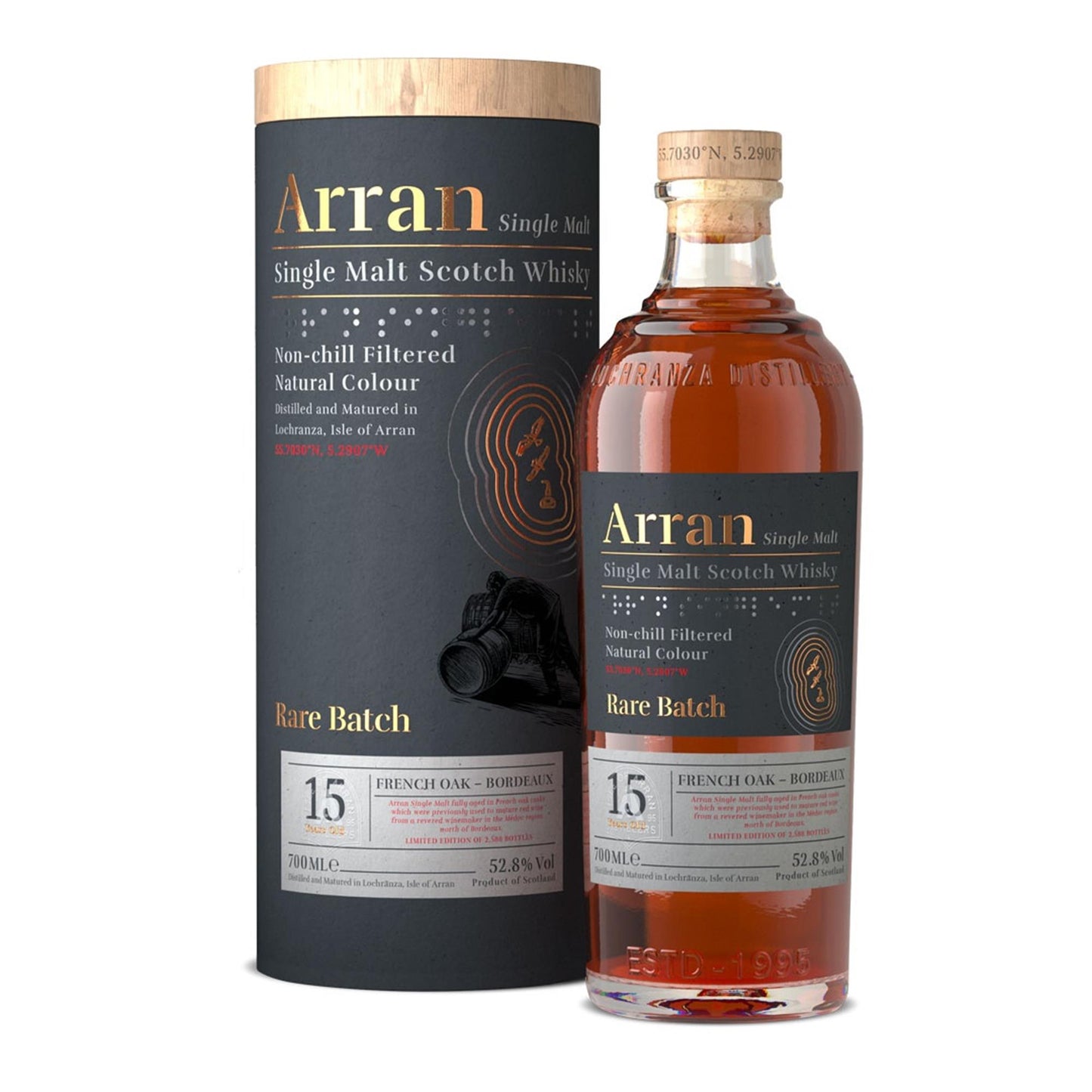Arran Rare Batch 15 Year Old French Oak Bordeaux 52.8% 70cl