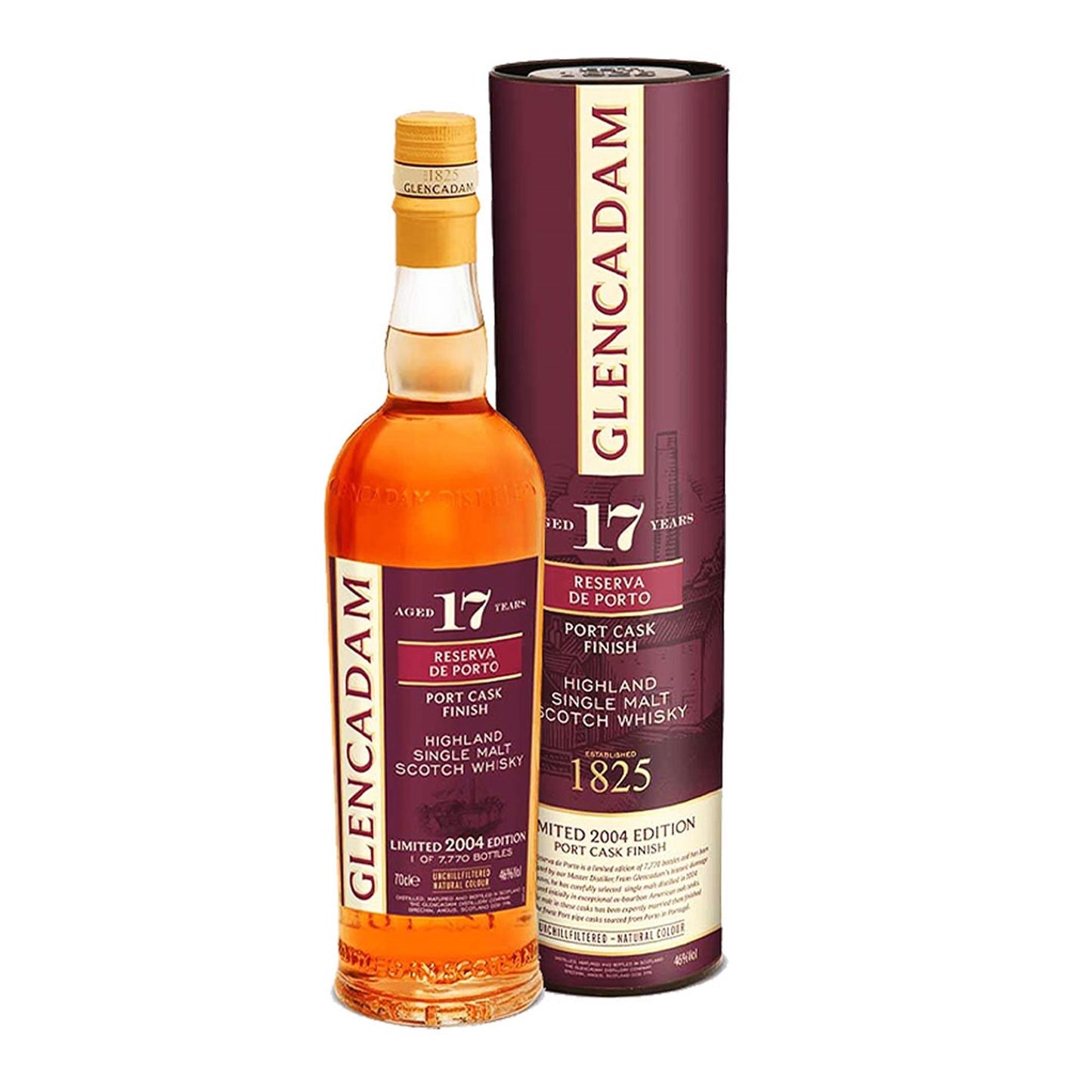 Glencadam 17 Year Old 2004 Port Cask Finish Limited Edition 70cl