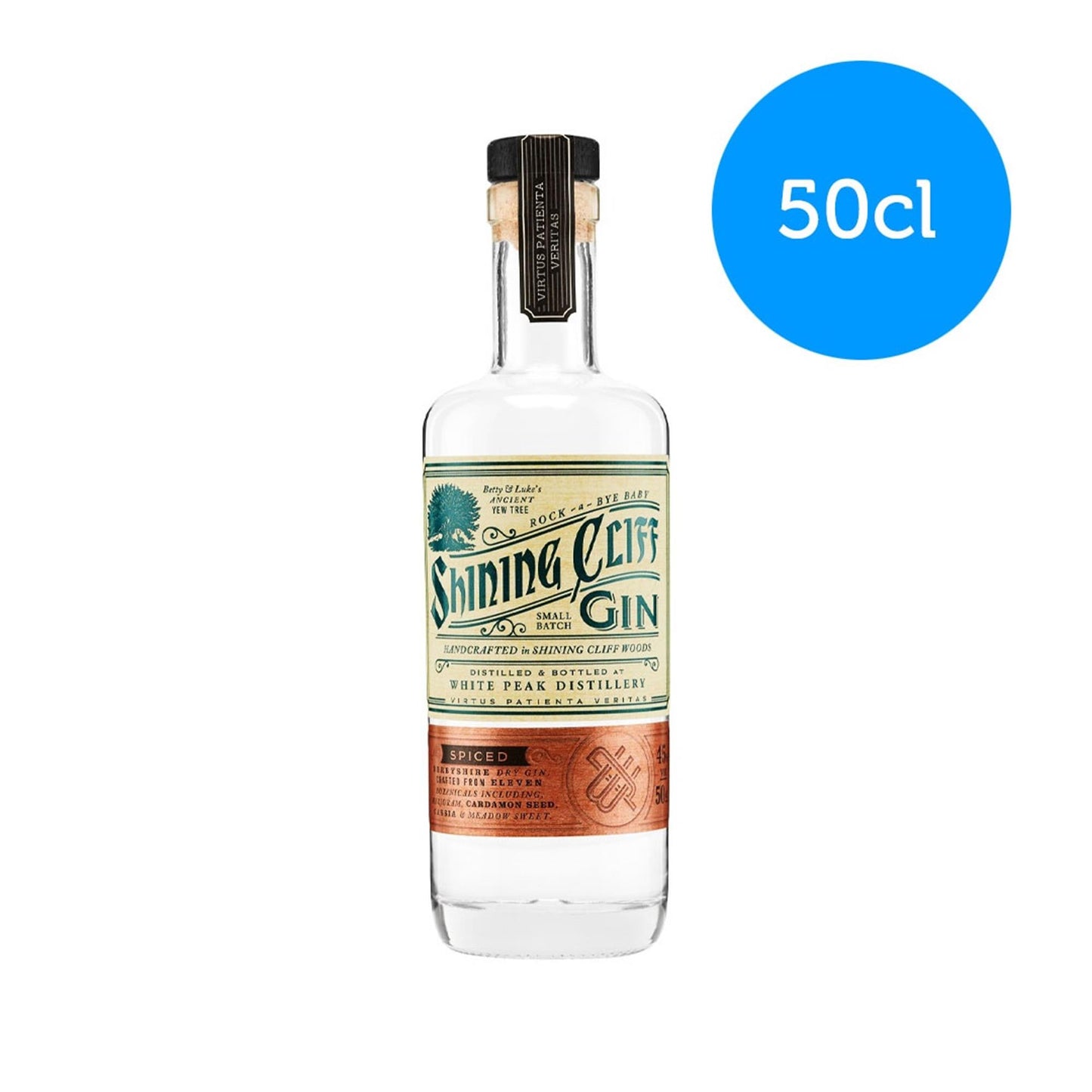 White Peak Distillery Shining Cliff Spiced Gin 50cl