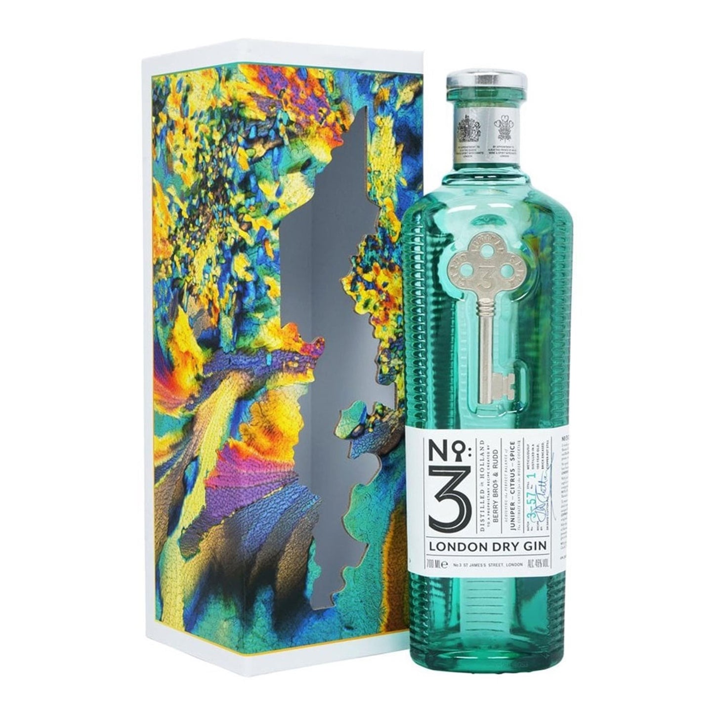 No 3 London Dry Gin With Gift Box 70cl