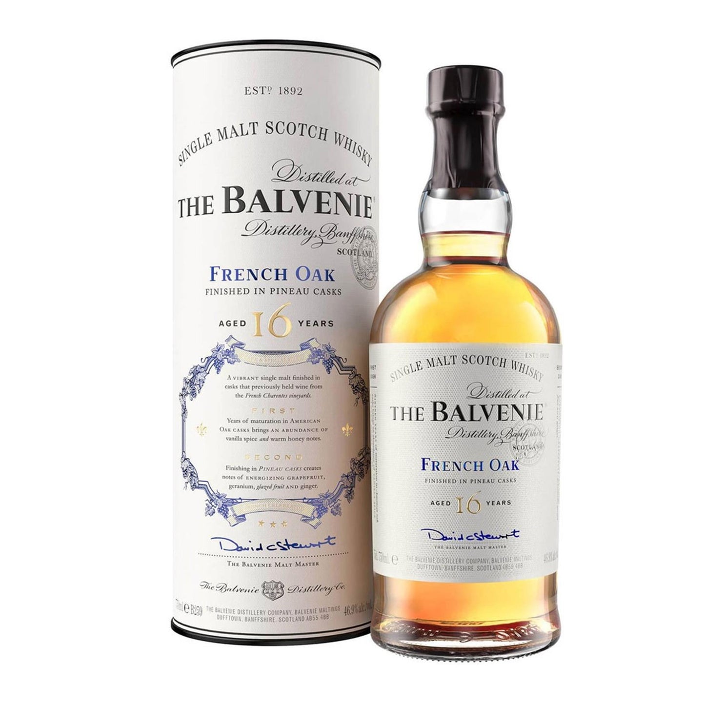 Balvenie 16 Year Old French Oak Pineau Cask Single Malt Whisky 70cl