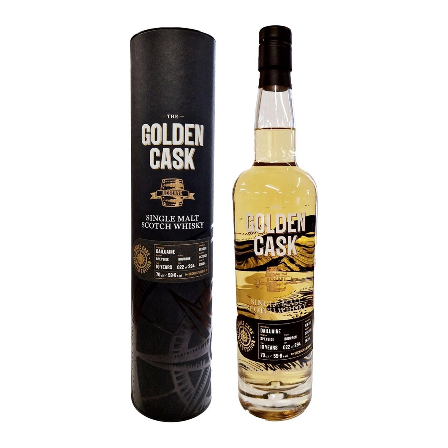The Golden Cask Dailuaine 2011 10 Year Old Single Malt 70cl