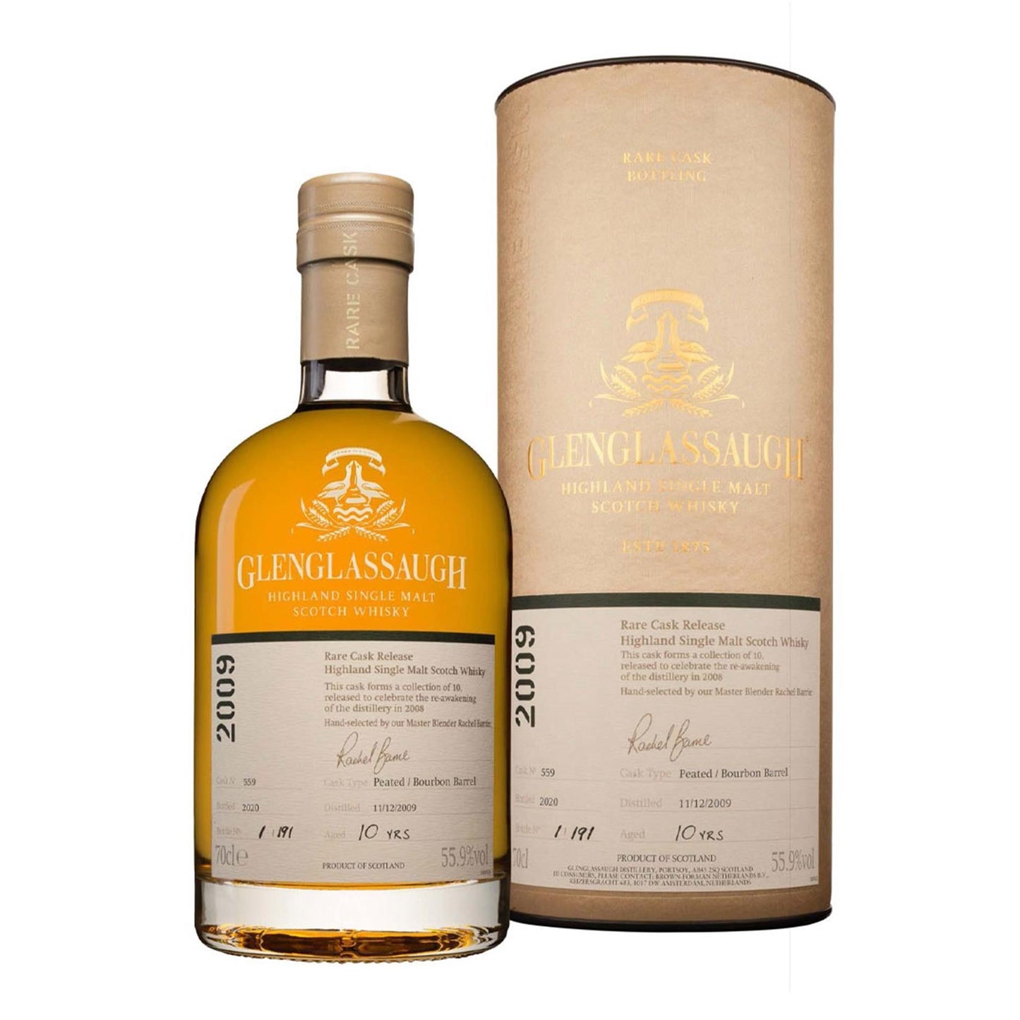 Glenglassaugh 2009 Rare Cask Release 10 Year Old Cask #559 70cl