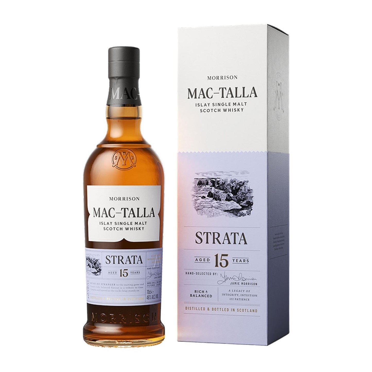 Morrison Mac-Talla Strata 15 Year Old Islay Single Malt Whisky 70cl