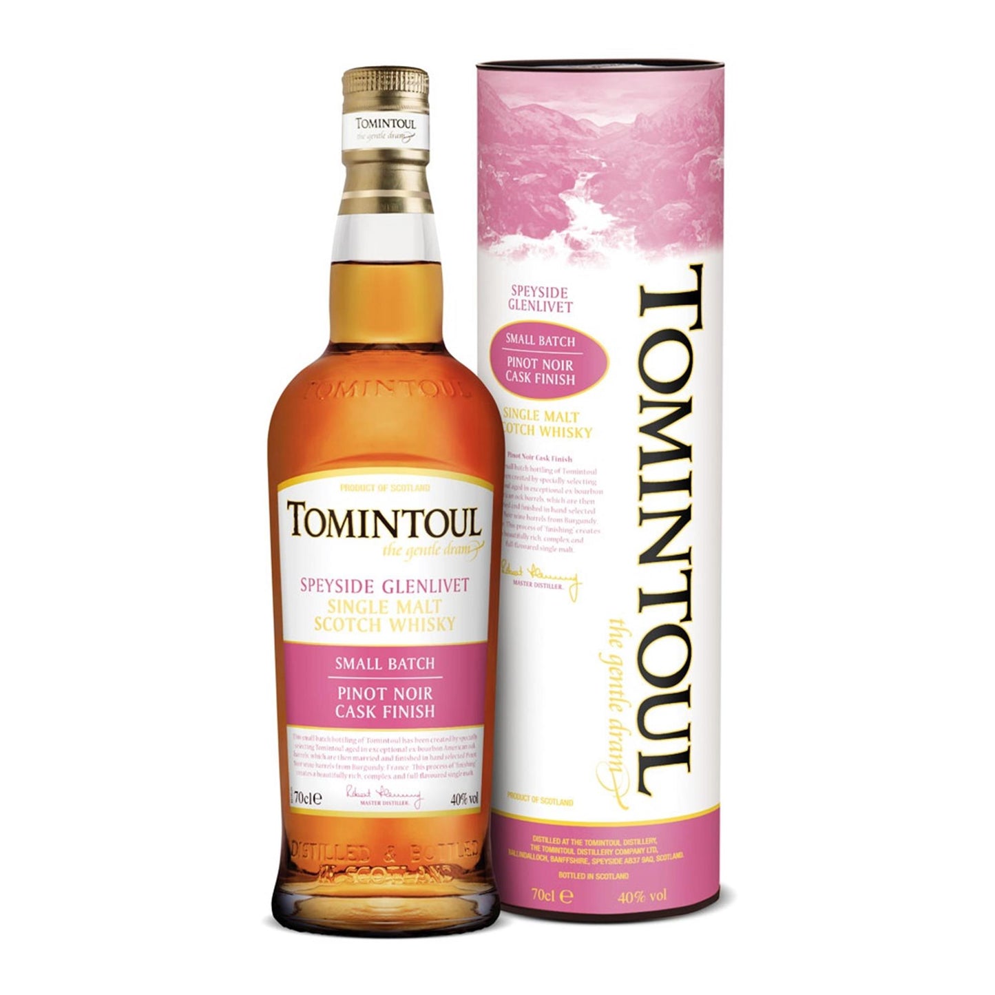 Tomintoul Pinot Noir Cask Finish Single Malt Whisky 70cl