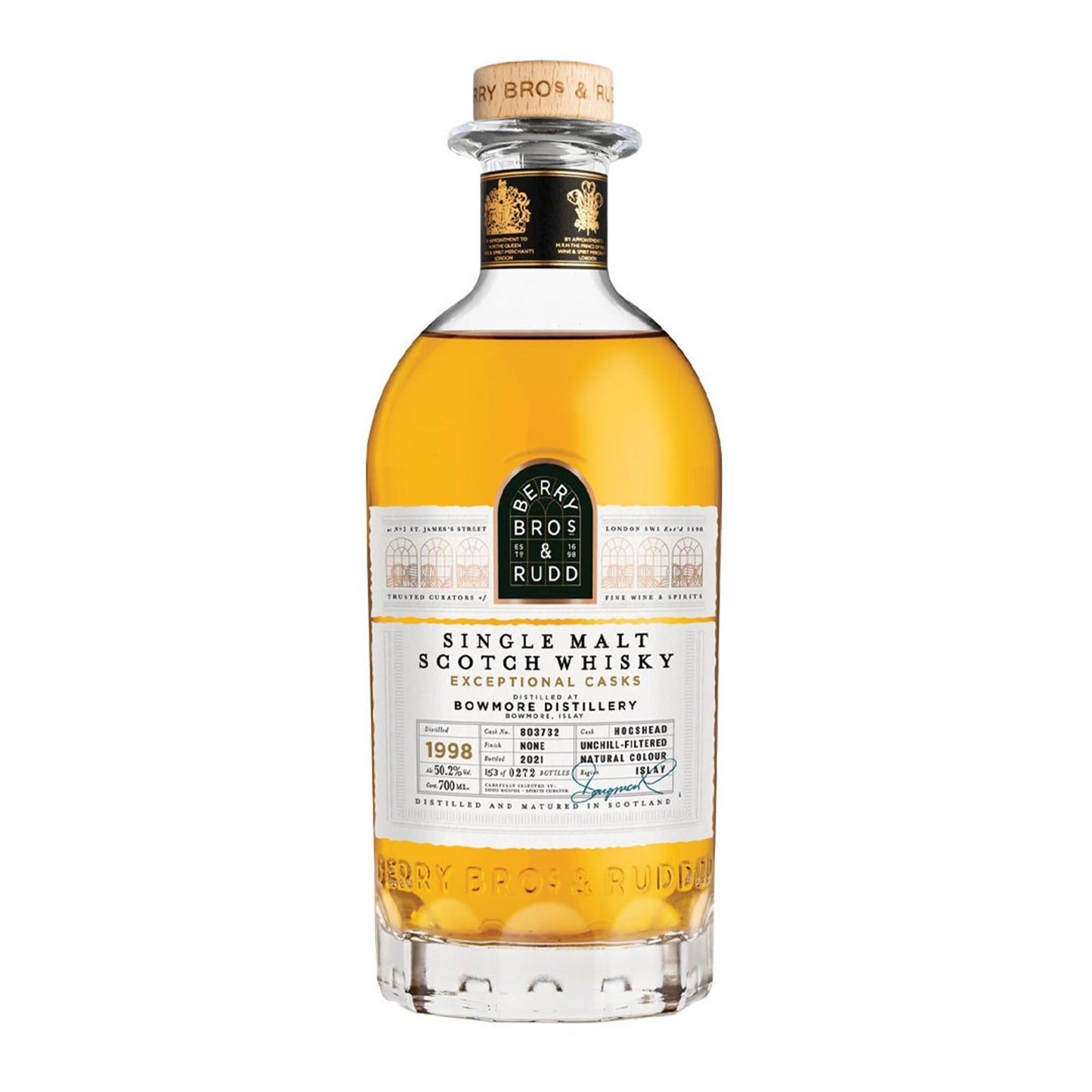 Berry Bros & Rudd 1998 Bowmore Cask No. 803732 24 Year Old 70cl
