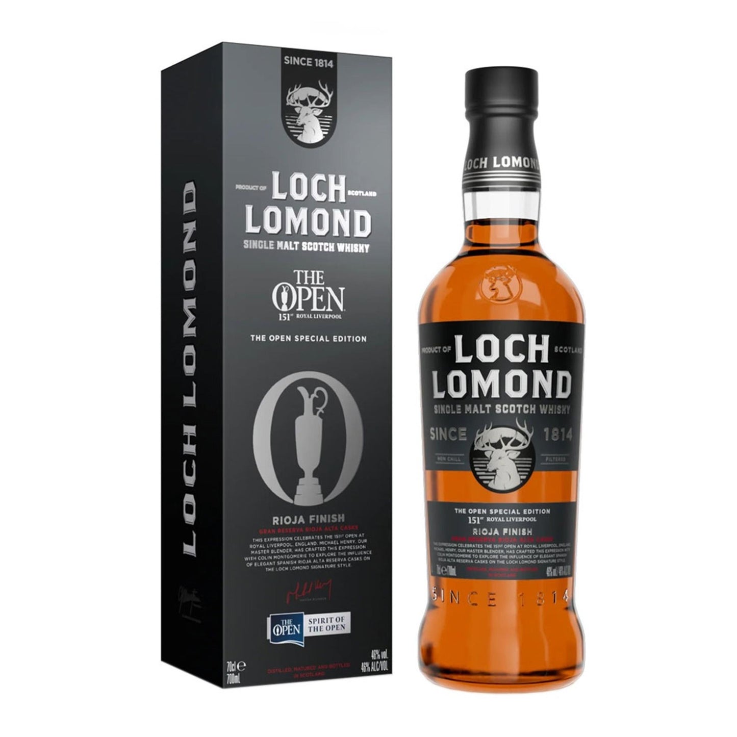 Loch Lomond The Open Special Edition Rioja Finish Scotch Whisky 70cl