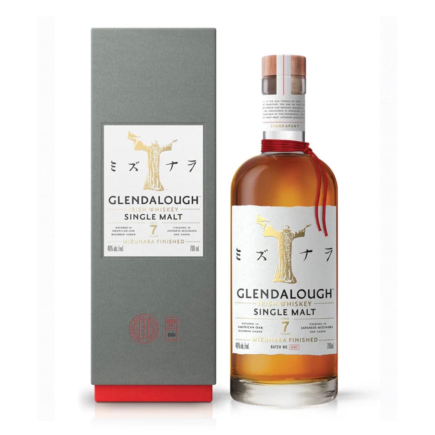 Glendalough 7 Year Old Irish Whiskey Mizunara Finish 70cl