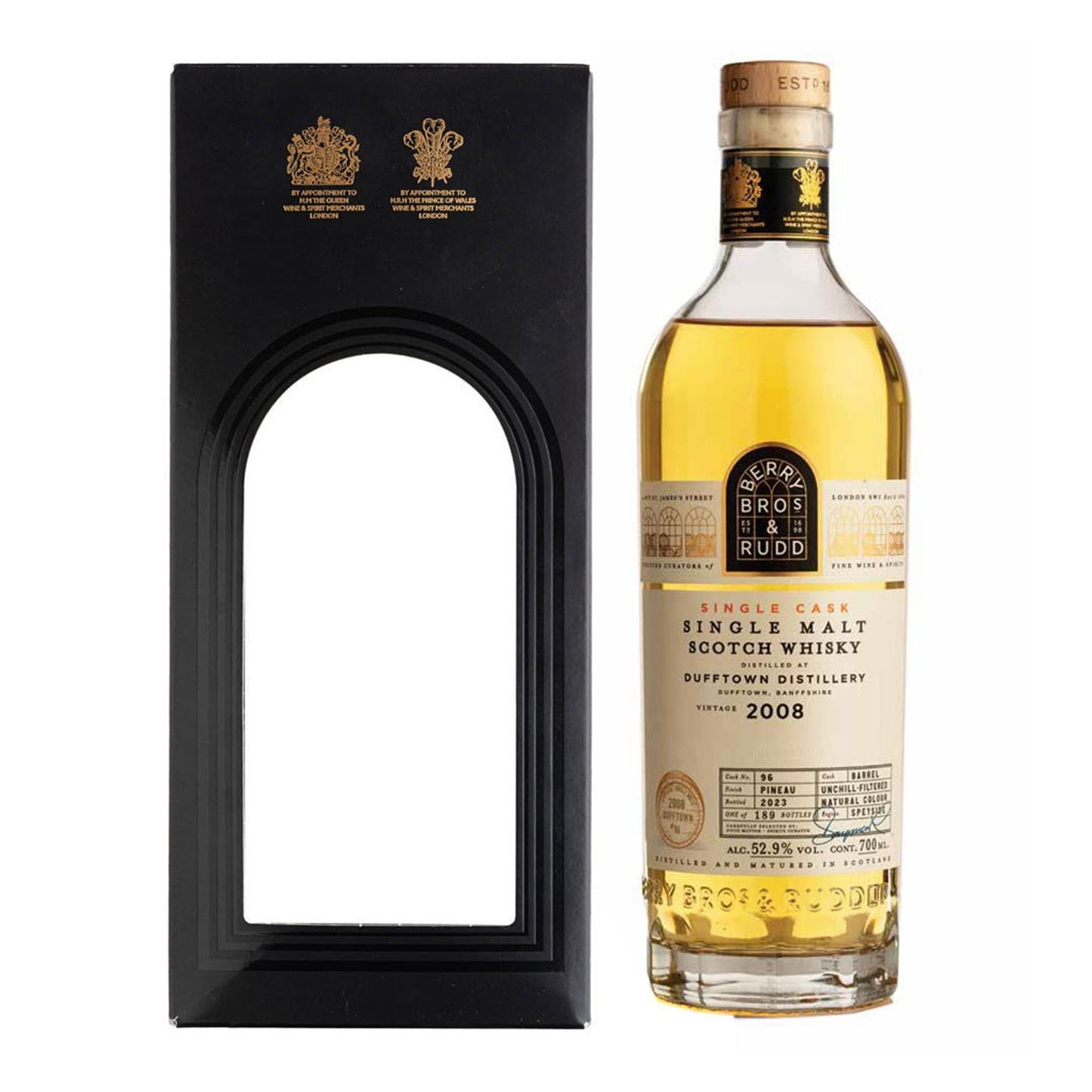 Berry Bros & Rudd 2008 Dufftown Cask No. 96 15 Year Old 52.9% 70cl