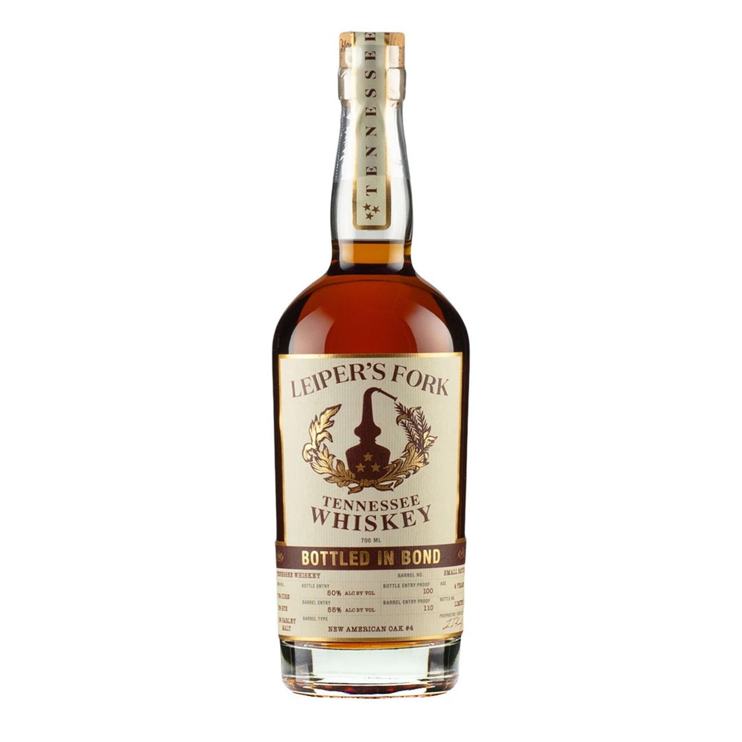Leiper's Fork Tennessee Whiskey Bottled In Bond 70cl