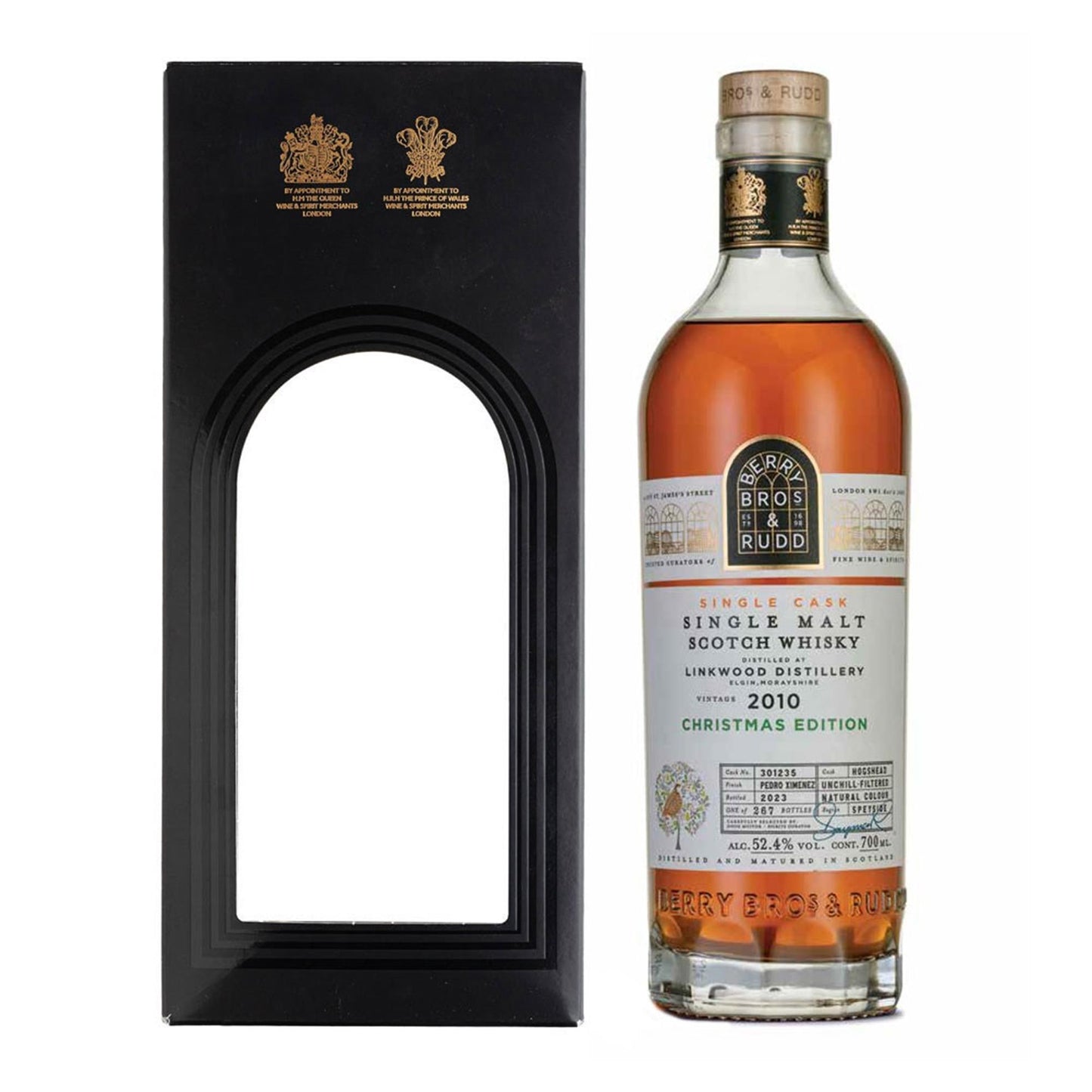 Berry Bros & Rudd 2010 Linkwood Cask No. 301235 13 Year Old 52.4% PX Finish 70cl