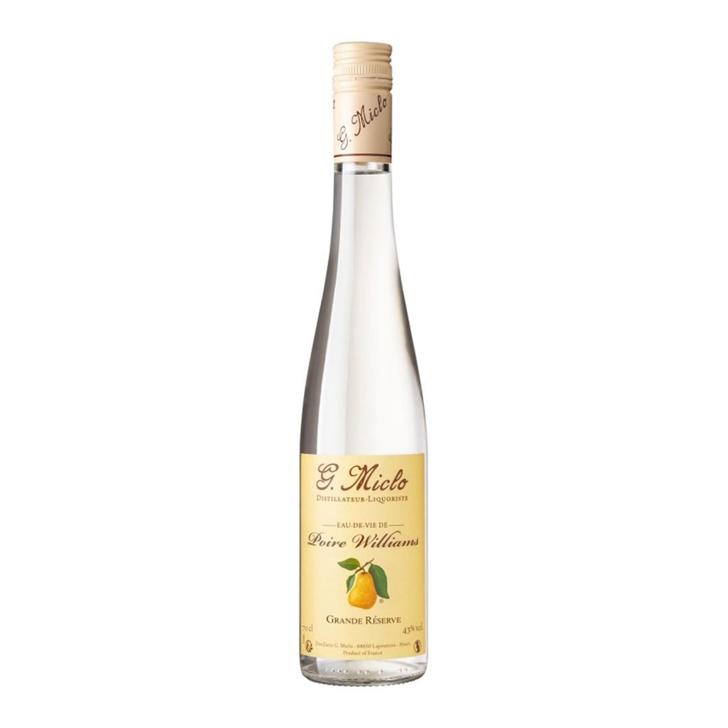 G. Miclo Eau de Vie de Poire William Grande Reserve 50cl