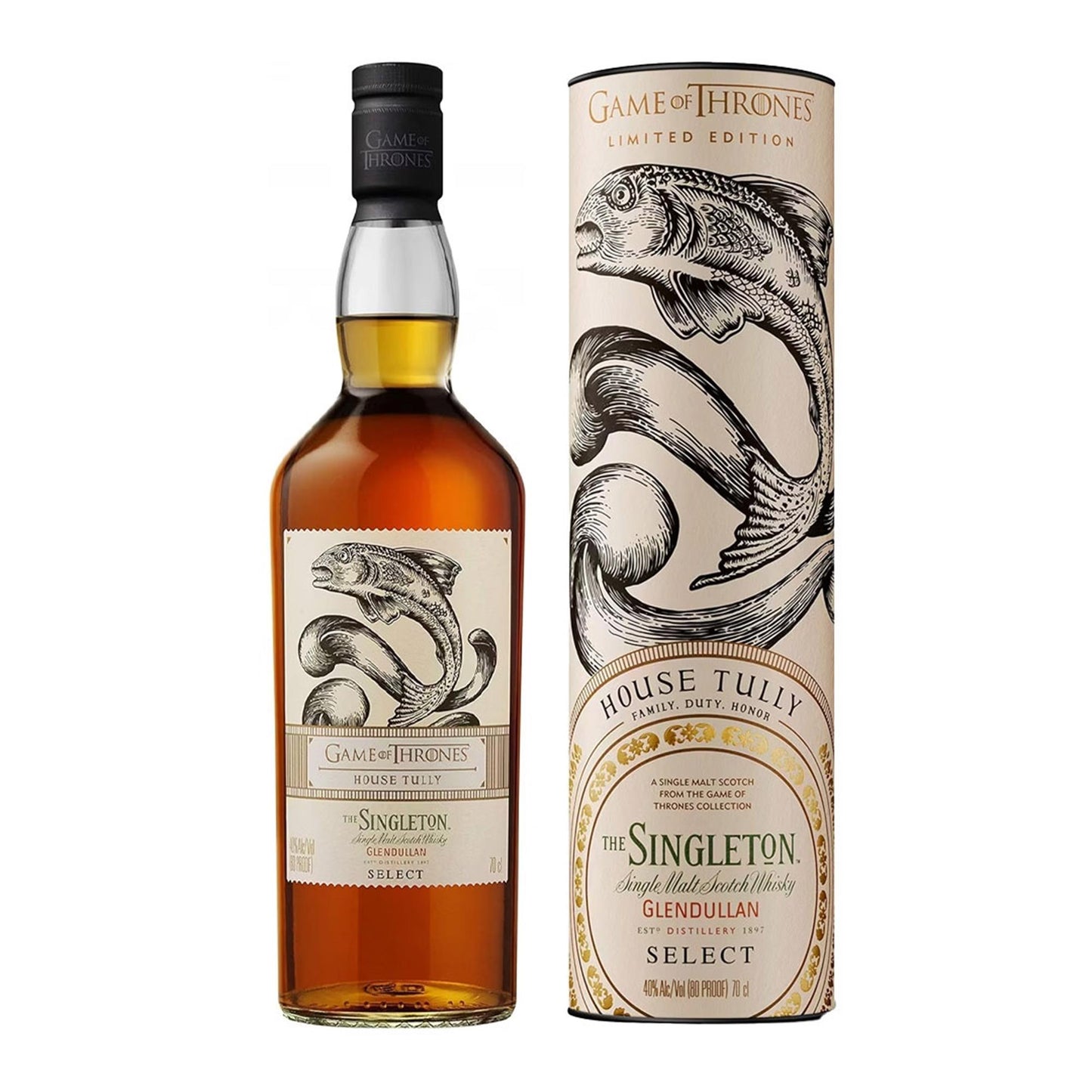 Singleton Glendullan Select House Of Tully Game Of Thrones 70cl