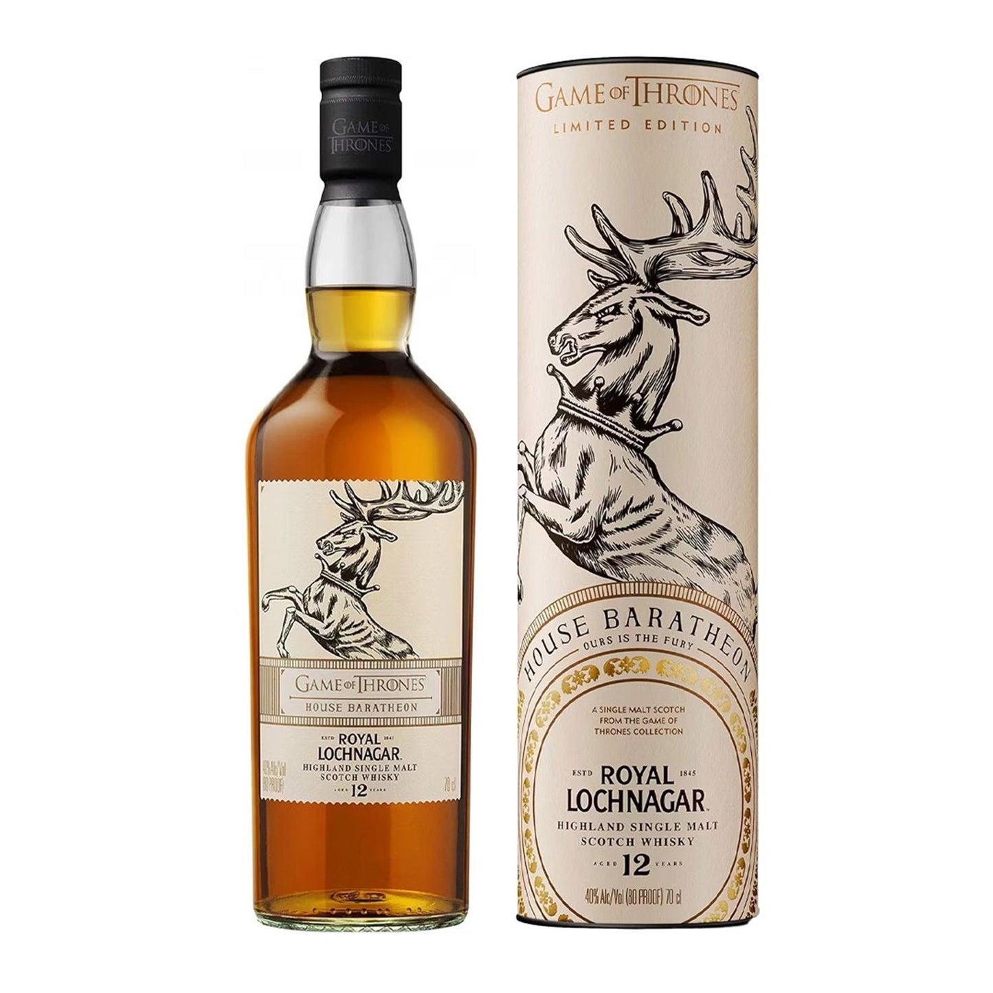 Royal Lochnagar 12 Year Old House Of Baratheon Game Of Thrones 70cl