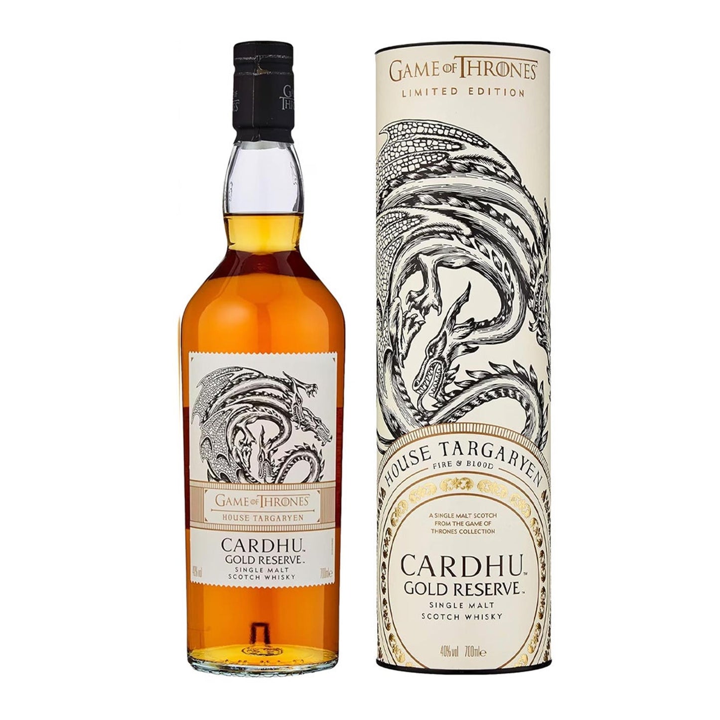 Cardhu Gold Reserve House Targaryen Game Of Thrones 70cl
