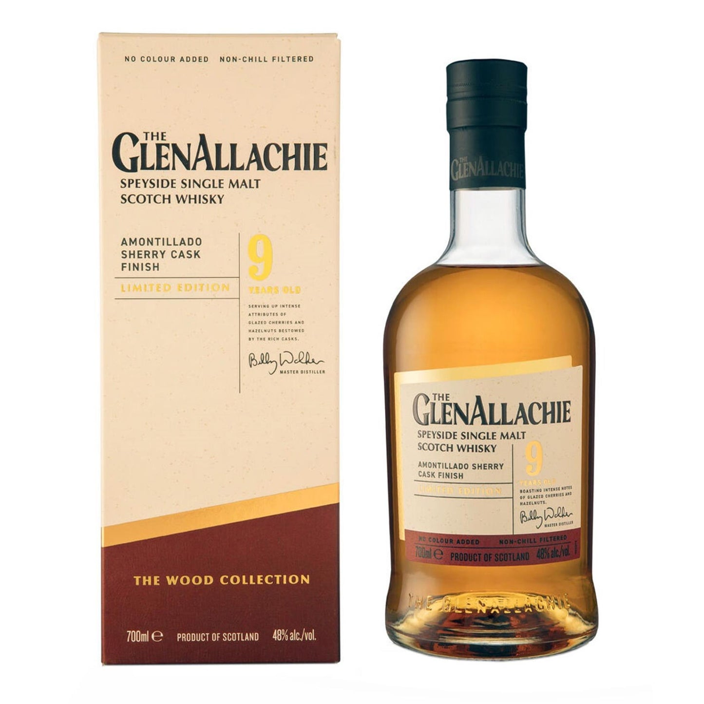GlenAllachie 9 Year Old Amontillado Sherry Cask Finish 70cl