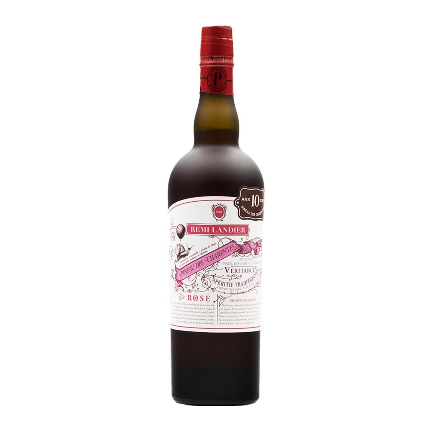 Remi Landier Pineau des Charentes 10 Year Old Rose 75cl