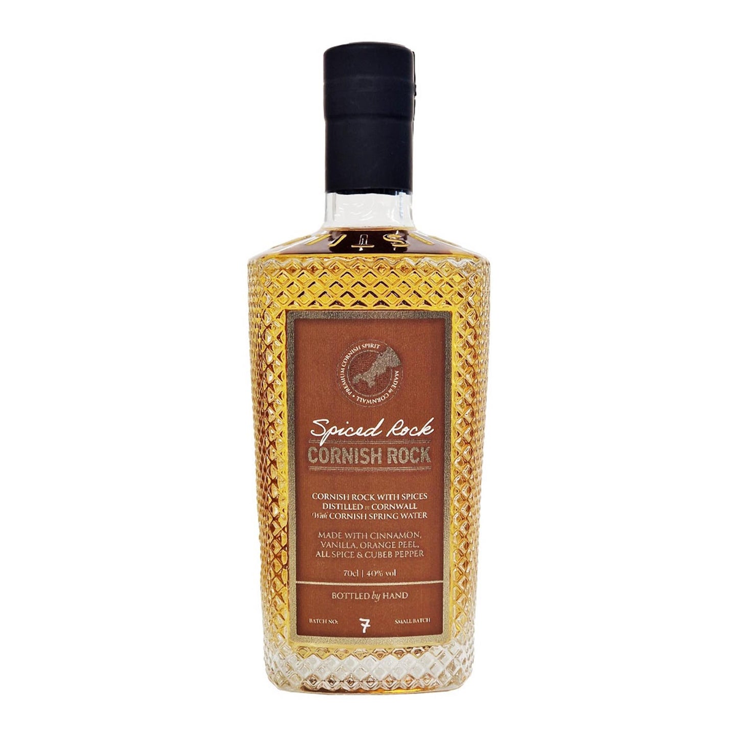 Cornish Rock Spiced Rum 70cl