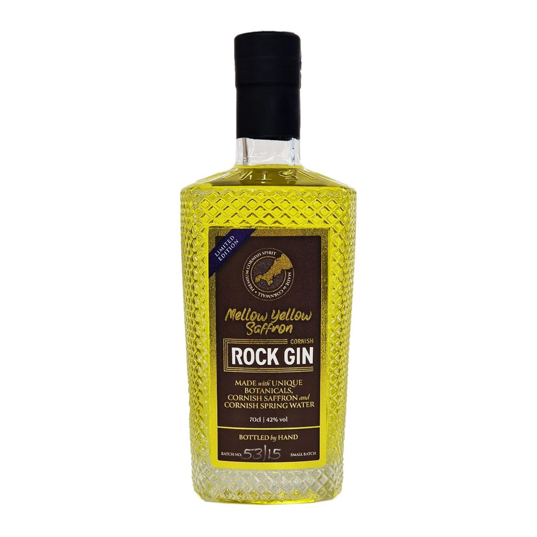 Cornish Rock Mellow Yellow Saffron Gin 70cl