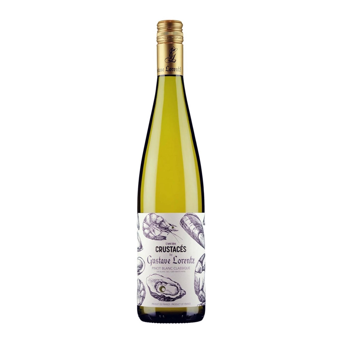 Gustave Lorentz Crustaces Pinot Blanc Classique 2023 75cl
