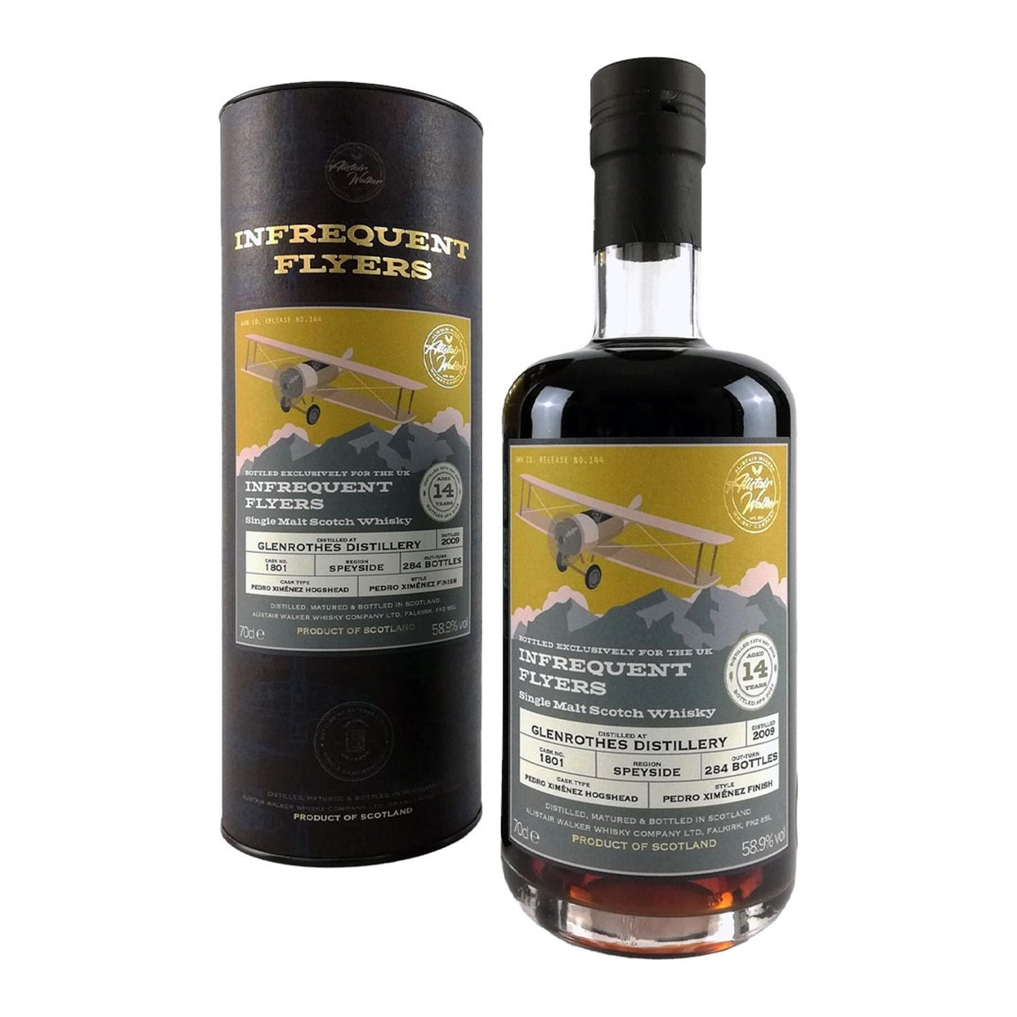 Glenrothes 14 Year Old 2009 Cask 1801 Infrequent Flyers 70cl