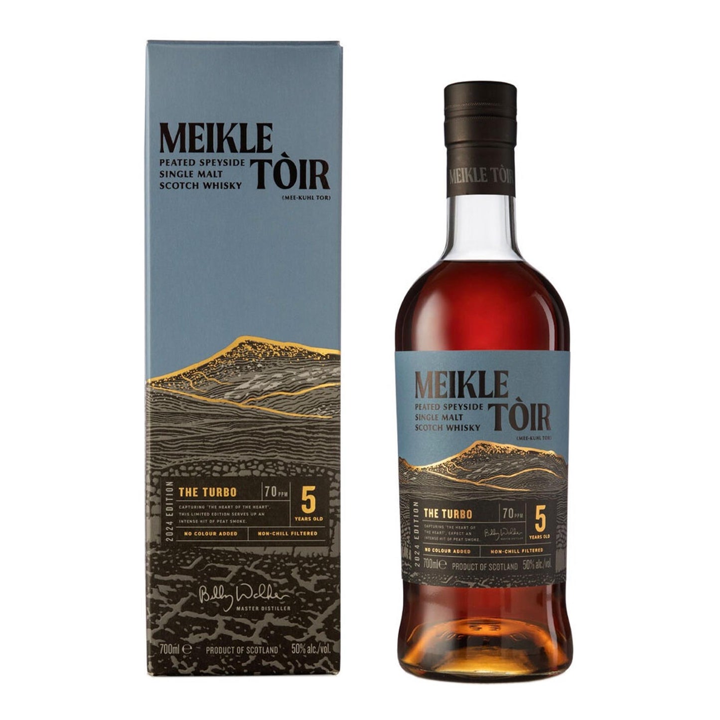 Meikle Toir The Turbo 5 Year Old Single Malt Whisky 70cl