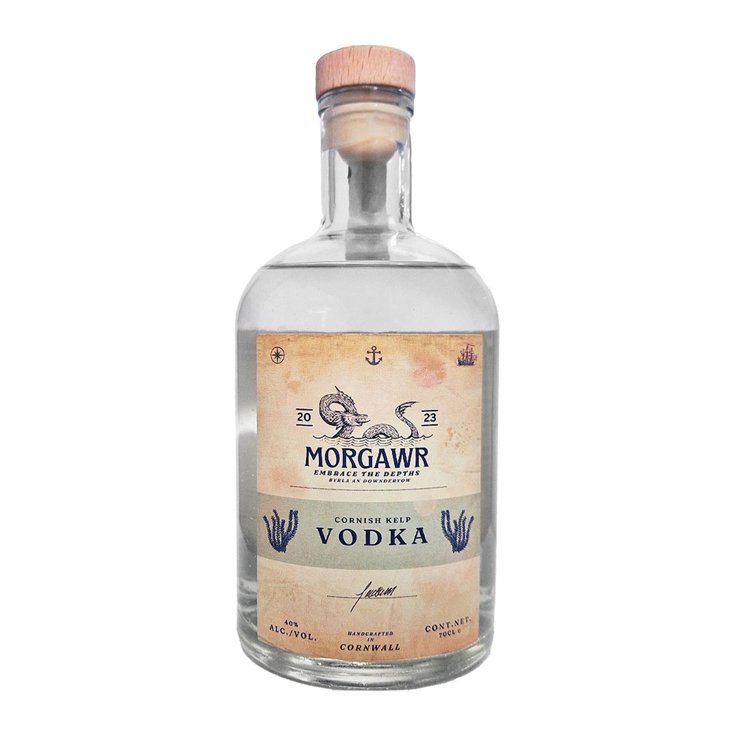 Morgawr Cornish Seaweed Vodka 70cl