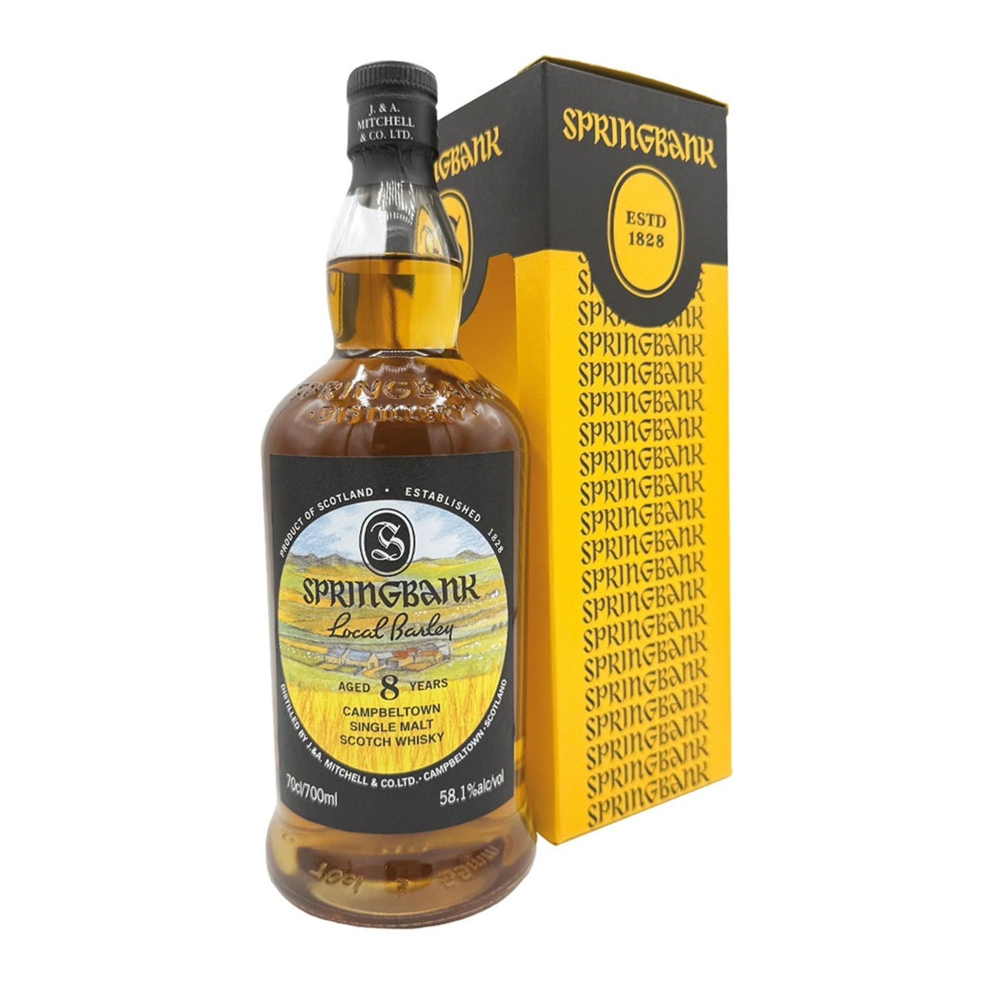 Springbank Local Barley 8 Year Old 58.1% Single Malt 2025 Release 70cl