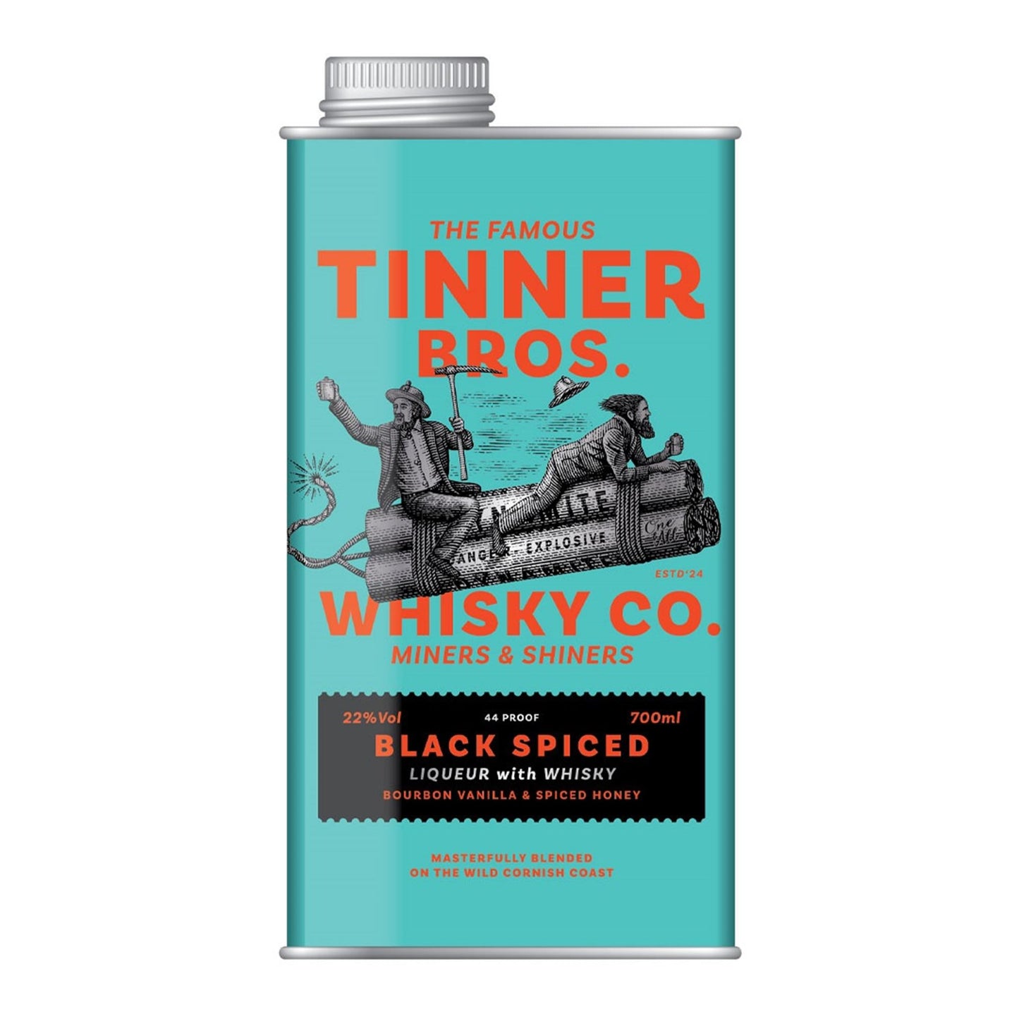 Tinner Bros Black Spiced Whisky Liqueur 70cl