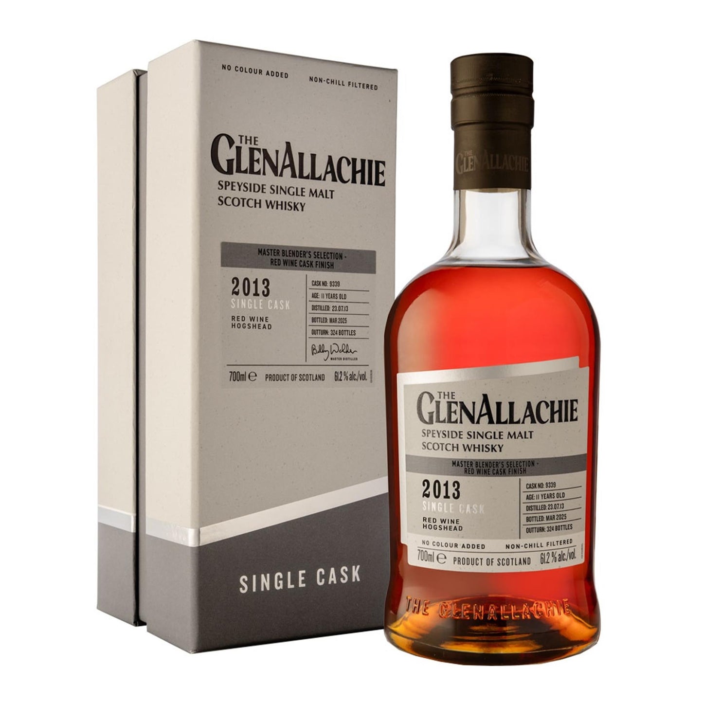 GlenAllachie 2013 Cask No. 9339 11 Year Old 61.8% 70cl
