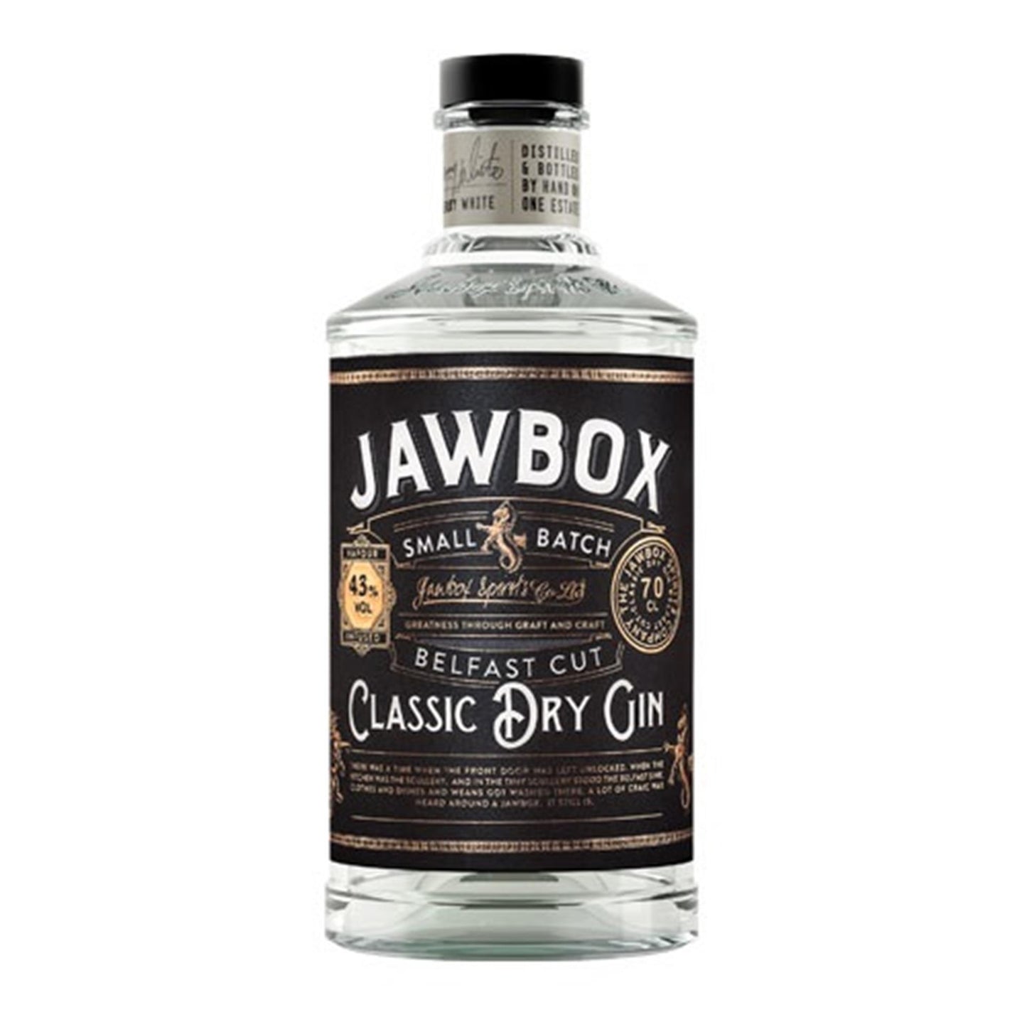Jawbox Classic Dry Gin Small Batch 70cl